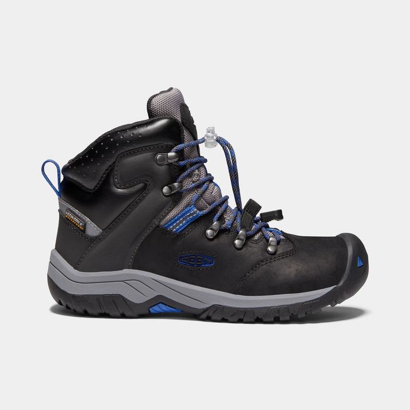 Botas De Nieve Keen Torino II Waterproof Para Niños Negros/Azules - Botas Keen Mexico (491308-FBI)